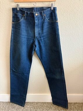 Wrangler Men's Indigo Slim Straight Jeans